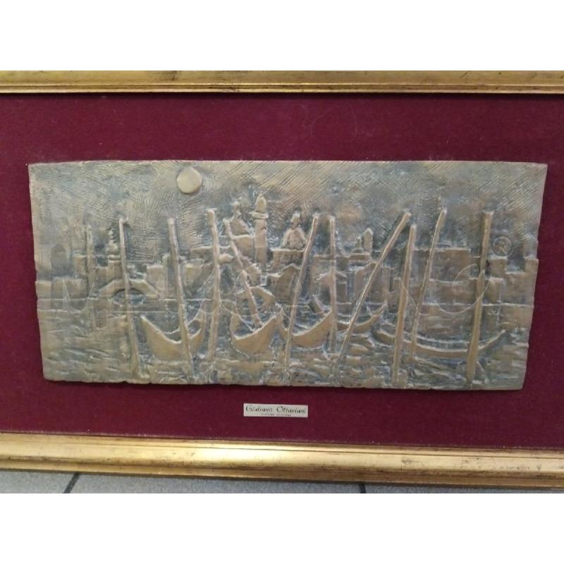 PLACCA IN BRONZO OTTAVIANI VENEZIA | Mercatino dell'Usato Milano centrale 2
