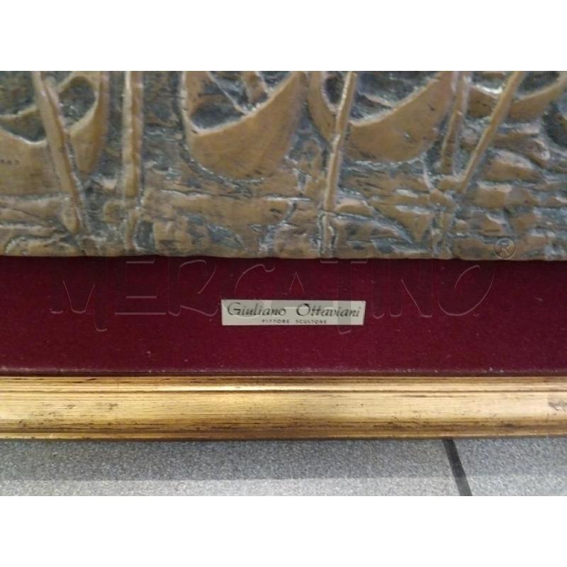 PLACCA IN BRONZO OTTAVIANI VENEZIA | Mercatino dell'Usato Milano centrale 3