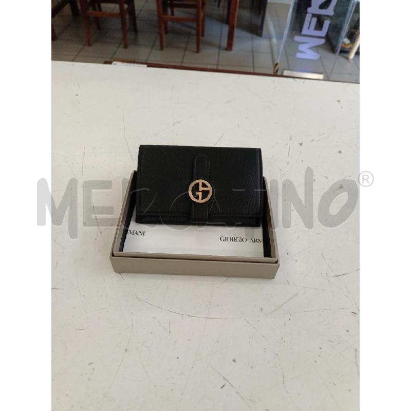 PORTA CARTE GIORGIO ARMANI  PELLE  | Mercatino dell'Usato Milano centrale 1