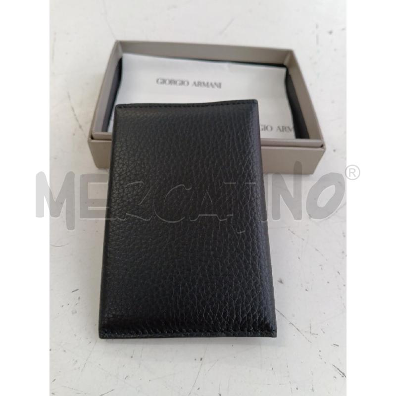 PORTA CARTE GIORGIO ARMANI  PELLE  | Mercatino dell'Usato Milano centrale 2