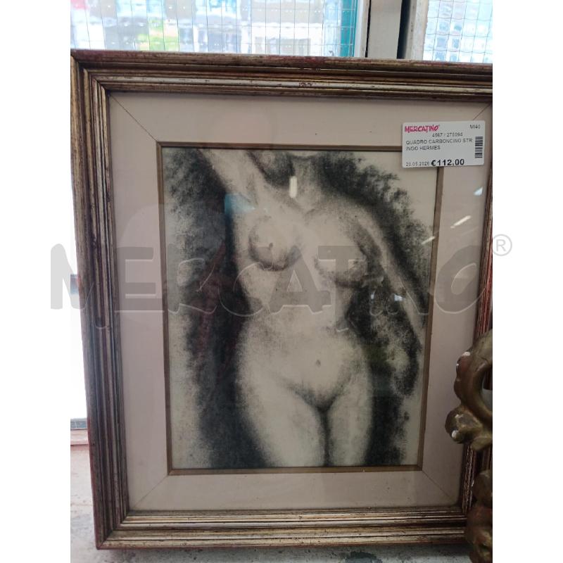 QUADRO CARBONCINO STRINGO HERMES  | Mercatino dell'Usato Milano centrale 1