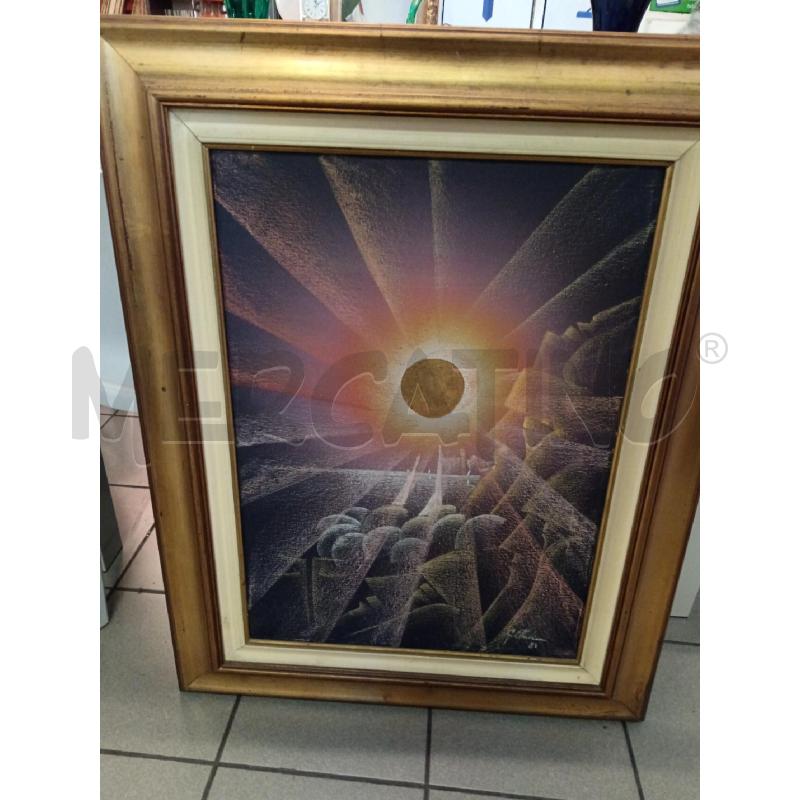 QUADRO OTTAVIANI - IL SOLE 1984 | Mercatino dell'Usato Milano centrale 2