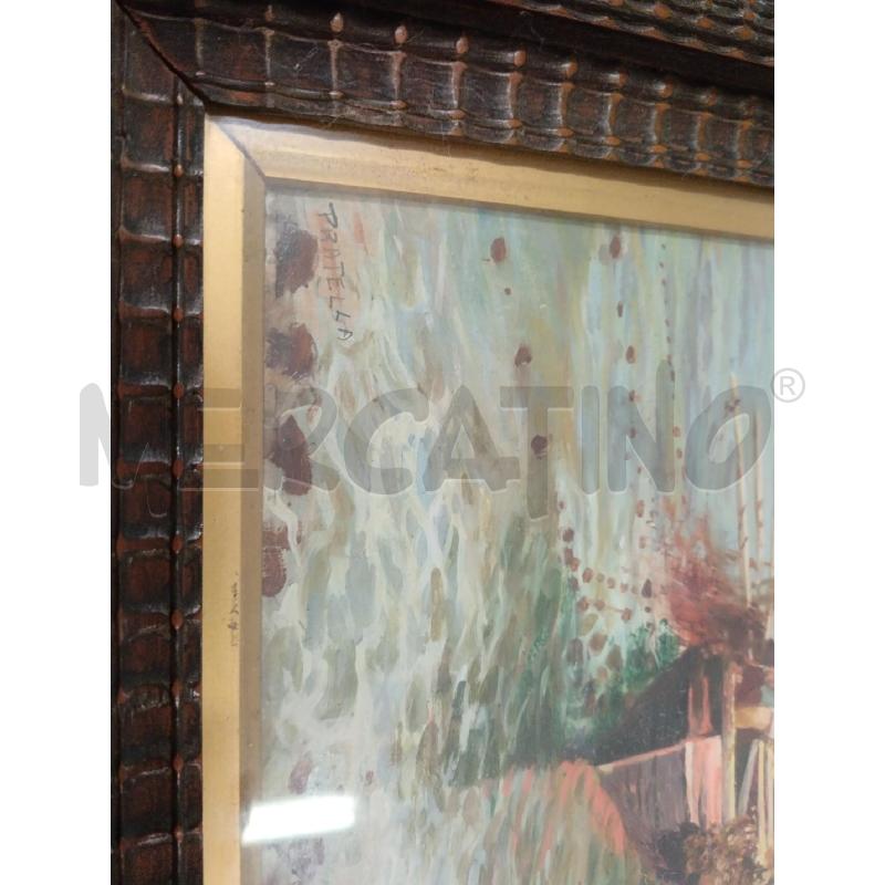 QUADRO PRATELLA MARINAI IN BARCA  | Mercatino dell'Usato Milano centrale 2