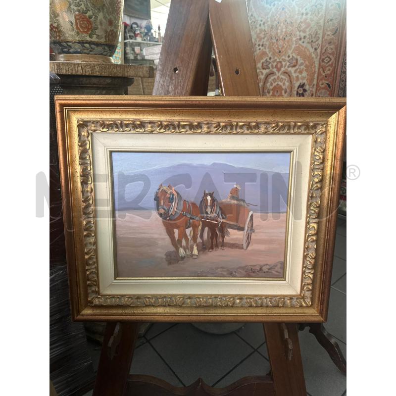 QUADRO RAFIGURANTE CONTADINO | Mercatino dell'Usato Milano centrale 1