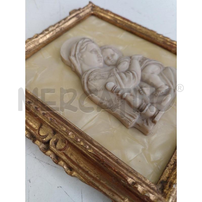 QUADRO RITRATTINO SACRO VERGINE MARIA | Mercatino dell'Usato Milano centrale 3