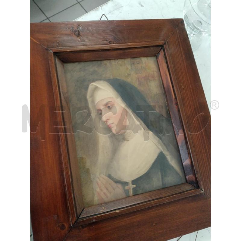 QUADRO RITRATTO RELIGIOSO SUORA | Mercatino dell'Usato Milano centrale 1