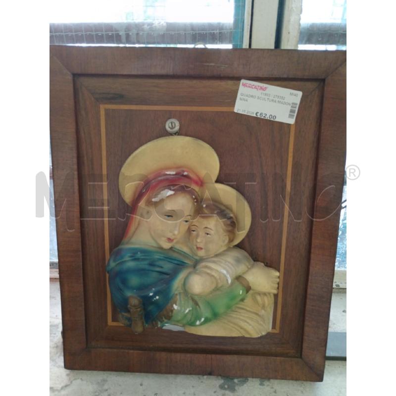 QUADRO SCULTURA MADONNINA  | Mercatino dell'Usato Milano centrale 1