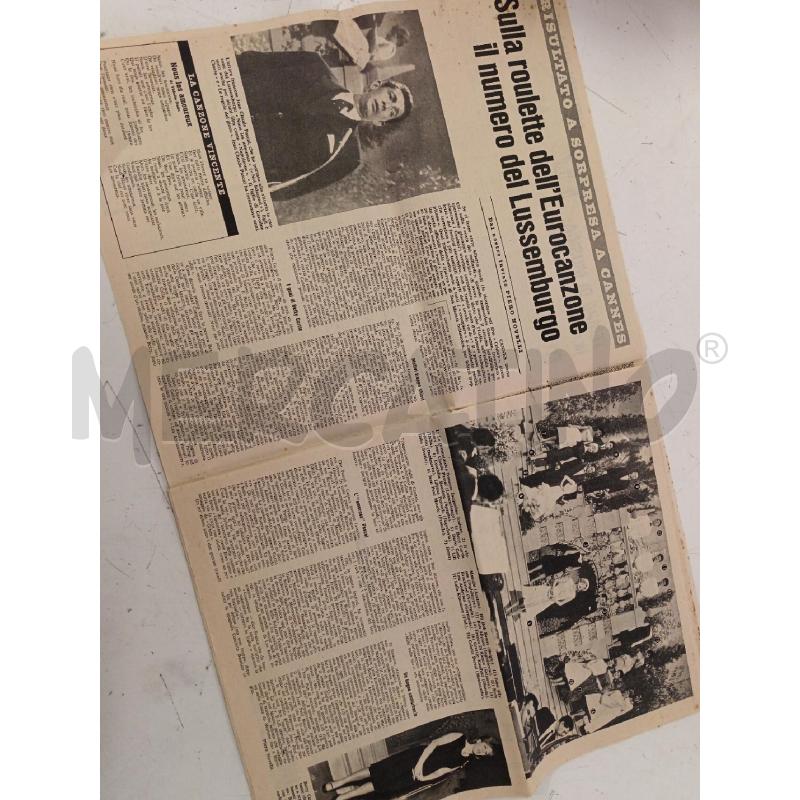 RIVISTA VECCHIA TV SORRISI E CANZONI 1961 | Mercatino dell'Usato Milano centrale 3