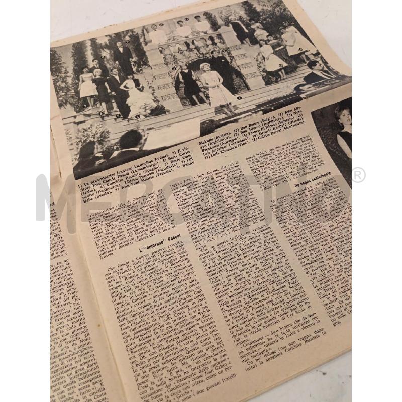RIVISTA VECCHIA TV SORRISI E CANZONI 1961 | Mercatino dell'Usato Milano centrale 4