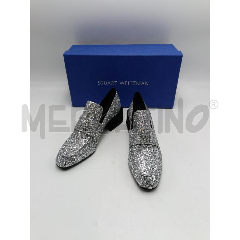 SCARPE DONNA STUART WEITZMAN ARGENTATE | Mercatino dell'Usato Milano centrale 1