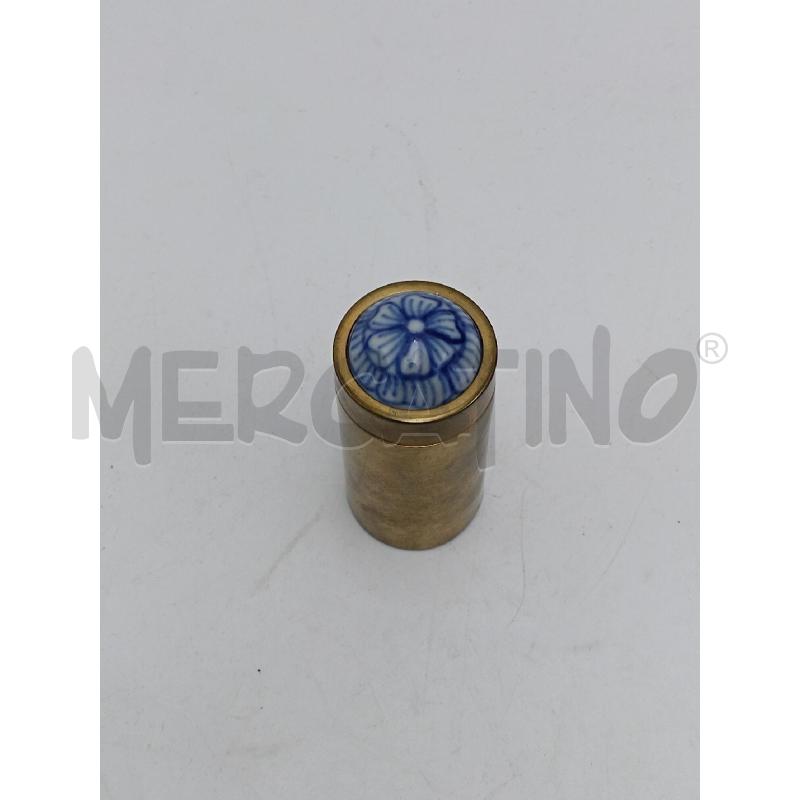 SCATOLINA CILINDRICA ORIENTALE OTTONE | Mercatino dell'Usato Milano centrale 2