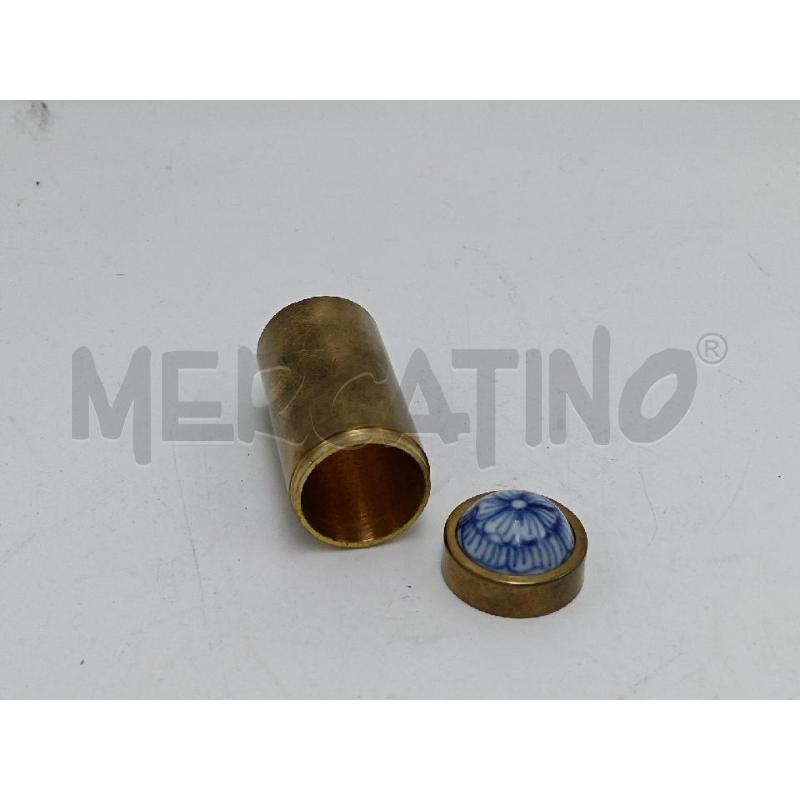 SCATOLINA CILINDRICA ORIENTALE OTTONE | Mercatino dell'Usato Milano centrale 3