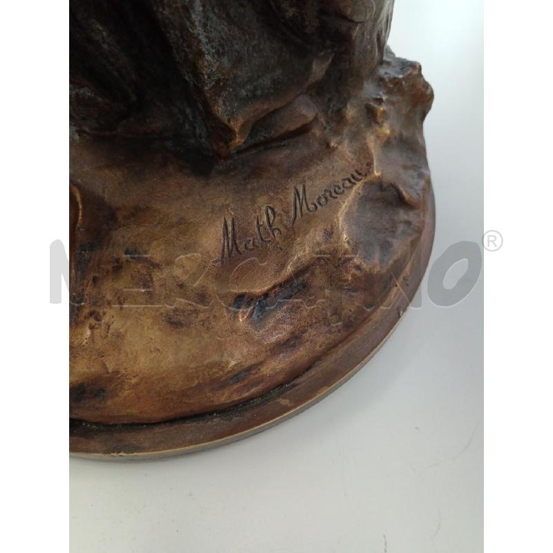 SCULTURA MATHURIN MOREAU IL GENIO E LA SCIENZA | Mercatino dell'Usato Milano centrale 3