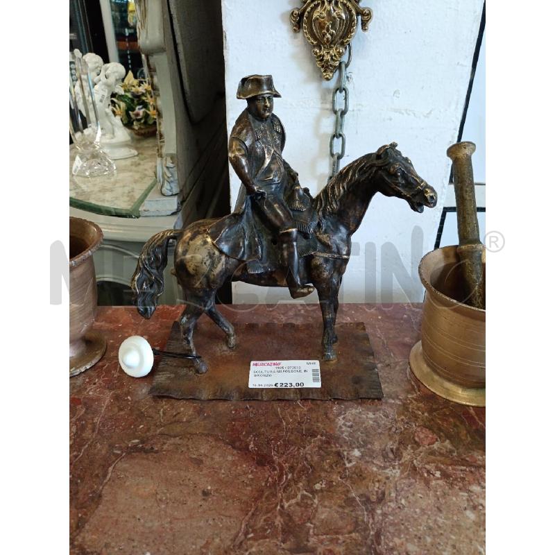 SCULTURA NAPOLEONE IN BRONZO | Mercatino dell'Usato Milano centrale 1