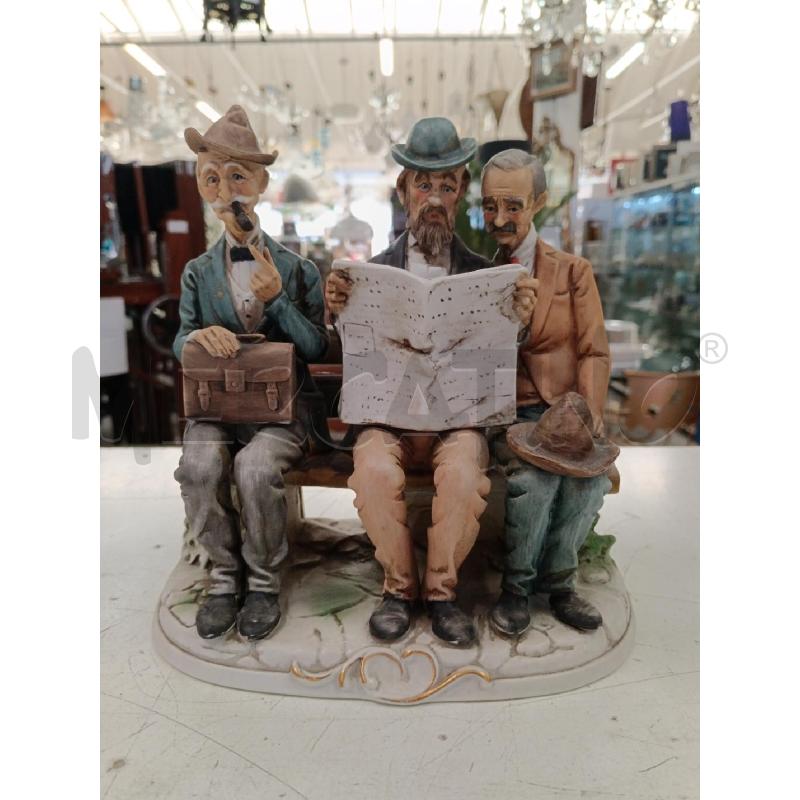 STATUA CAPODIMONTE GRUPPO ANZIANI  | Mercatino dell'Usato Milano centrale 1