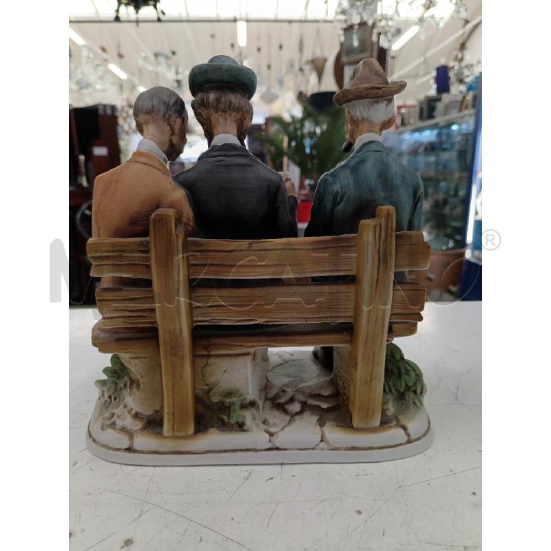 STATUA CAPODIMONTE GRUPPO ANZIANI  | Mercatino dell'Usato Milano centrale 2