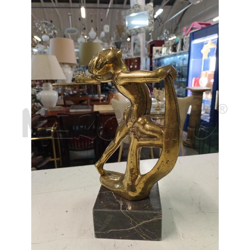 STATUA DANZATRICE SU BASE MARMO  | Mercatino dell'Usato Milano centrale 2