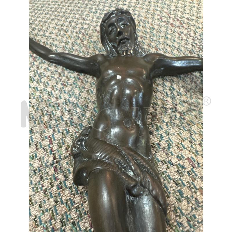 STATUINA RAFIGURANTE GESU' IN BRONZO | Mercatino dell'Usato Milano centrale 3