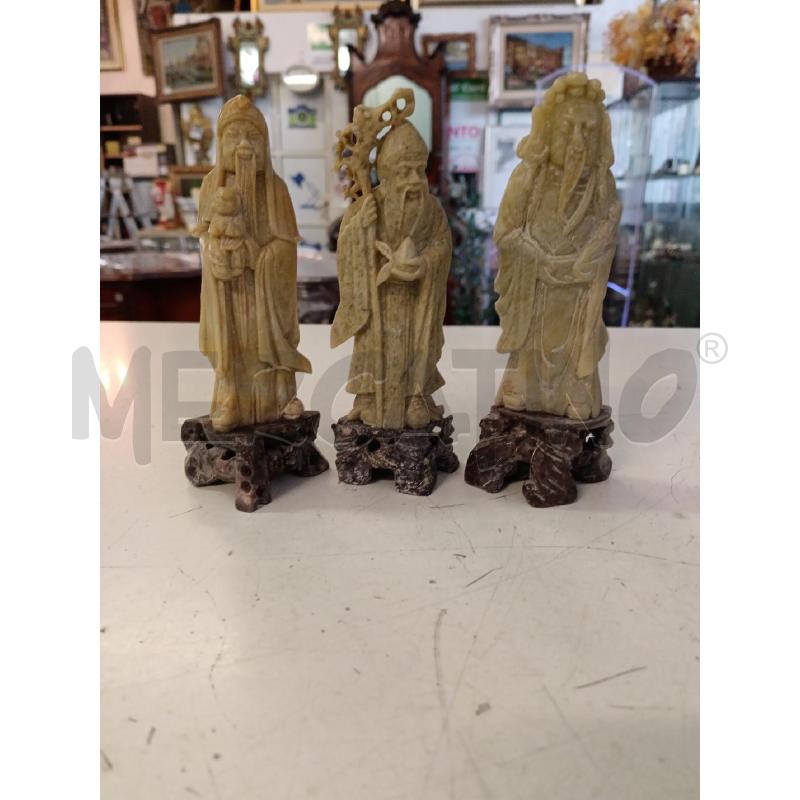 STATUINE TRIS PROTETTORI IN PIETRA  | Mercatino dell'Usato Milano centrale 1