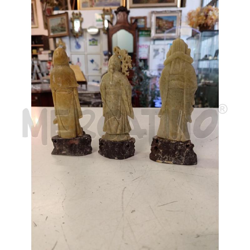 STATUINE TRIS PROTETTORI IN PIETRA  | Mercatino dell'Usato Milano centrale 2