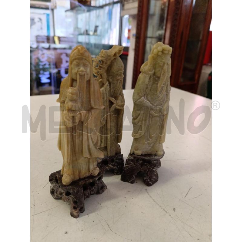 STATUINE TRIS PROTETTORI IN PIETRA  | Mercatino dell'Usato Milano centrale 3