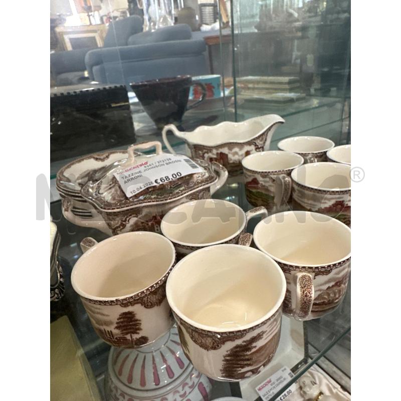TAZZINE JOHNSON BROSMARRONI | Mercatino dell'Usato Milano centrale 1