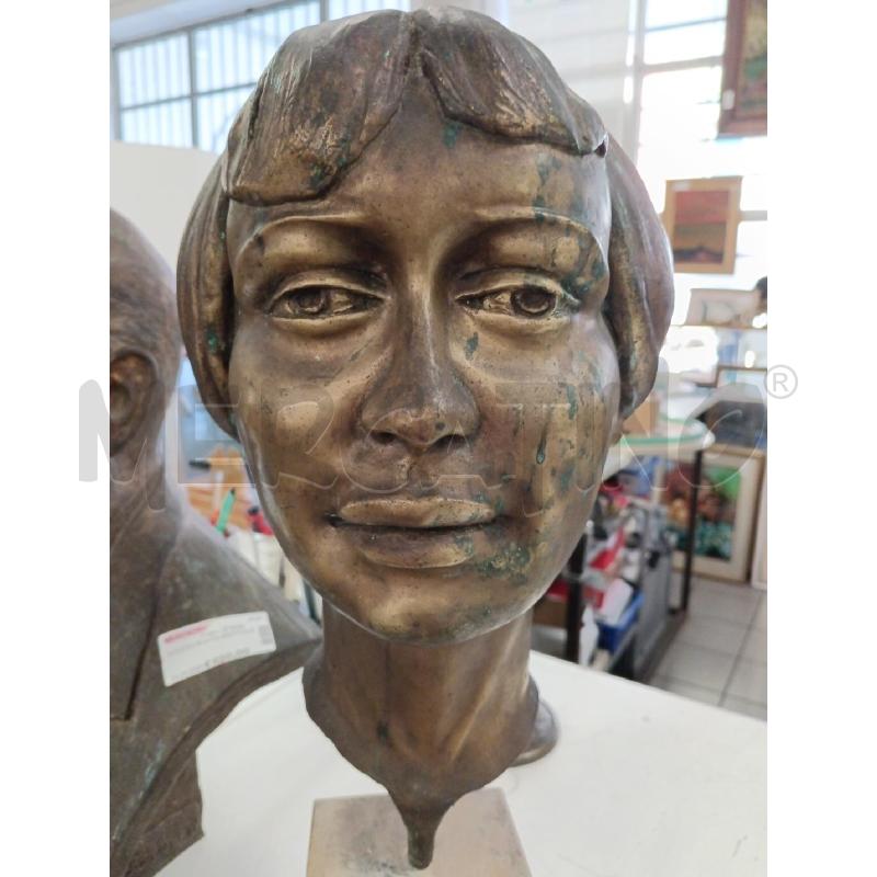 TESTA FEMMINILE BRONZO 900  | Mercatino dell'Usato Milano centrale 2