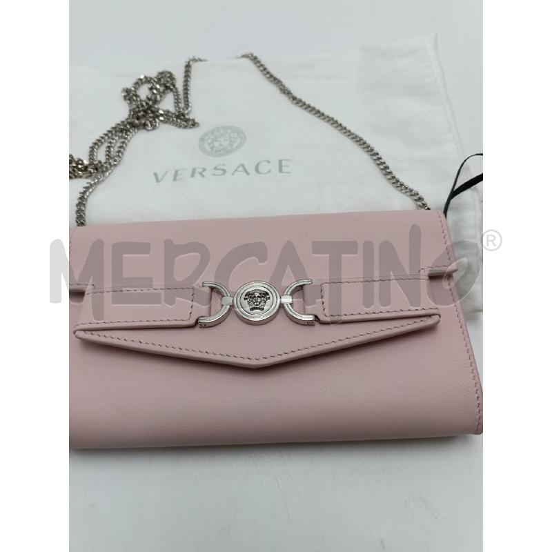 TRACOLLA VERSACE PELLE ROSA PASTELLO | Mercatino dell'Usato Milano centrale 2