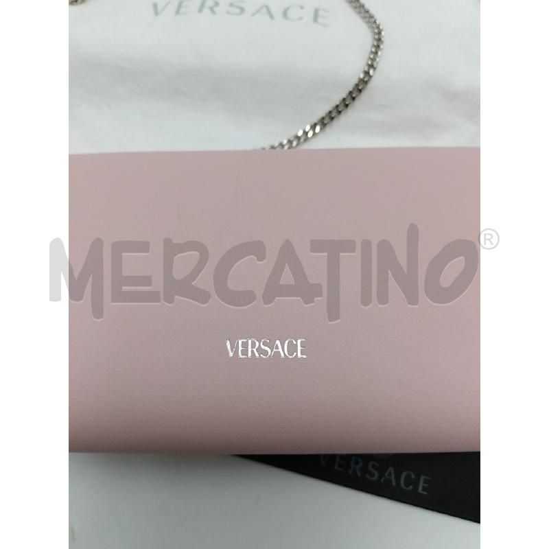 TRACOLLA VERSACE PELLE ROSA PASTELLO | Mercatino dell'Usato Milano centrale 4