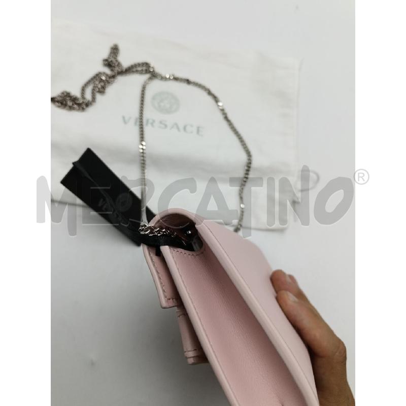 TRACOLLA VERSACE PELLE ROSA PASTELLO | Mercatino dell'Usato Milano centrale 5
