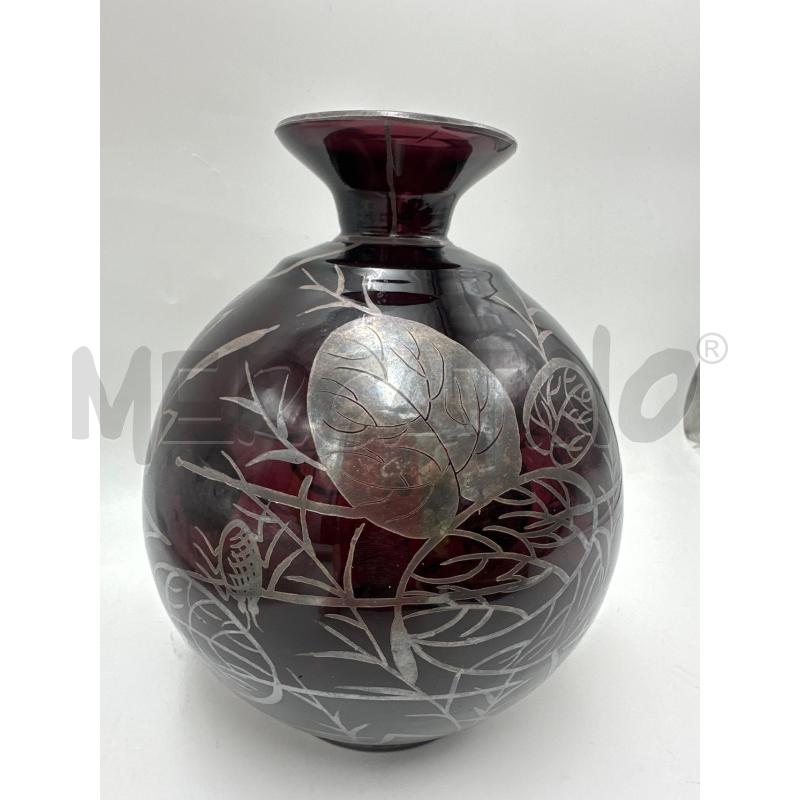 VASO DECORI ARGENTATI  | Mercatino dell'Usato Milano centrale 1