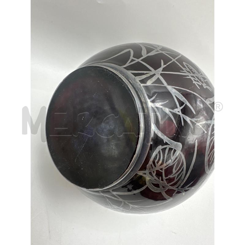 VASO DECORI ARGENTATI  | Mercatino dell'Usato Milano centrale 3