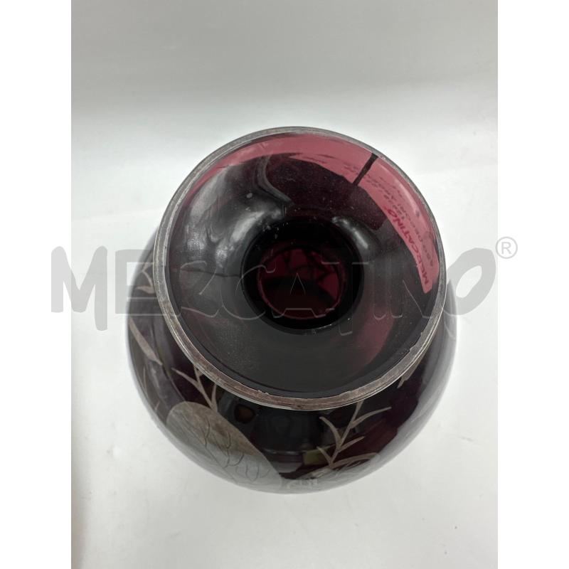 VASO DECORI ARGENTATI  | Mercatino dell'Usato Milano centrale 4
