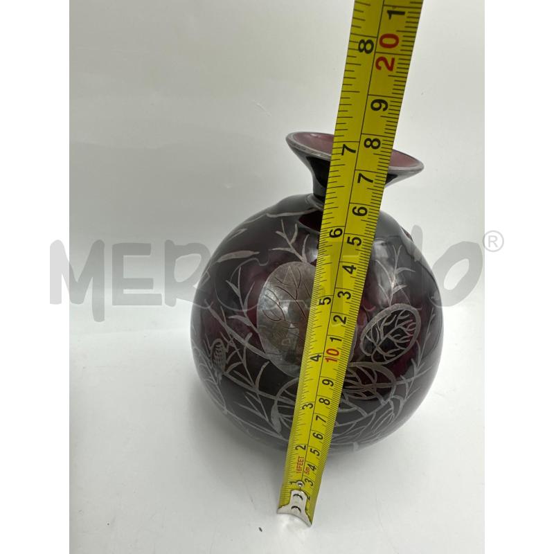 VASO DECORI ARGENTATI  | Mercatino dell'Usato Milano centrale 5