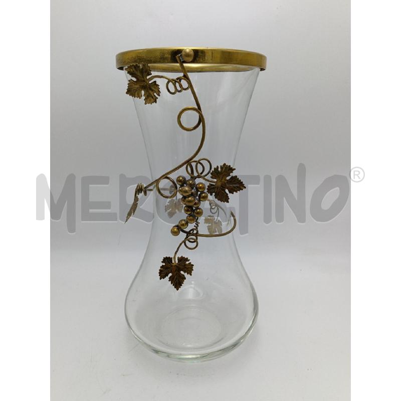 VASO DECORO UVA OTTONE | Mercatino dell'Usato Milano centrale 1
