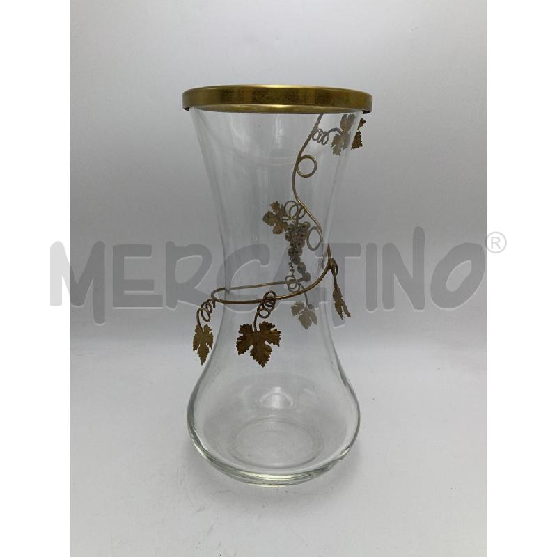 VASO DECORO UVA OTTONE | Mercatino dell'Usato Milano centrale 2
