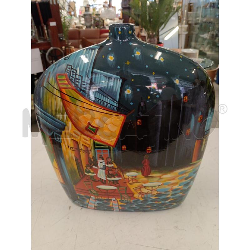 VASO DIPINTO NOTTE STELLATA  | Mercatino dell'Usato Milano centrale 3