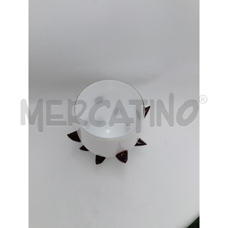 VASO MURRINABIANCO CORNI ROSSI  | Mercatino dell'Usato Milano centrale 2