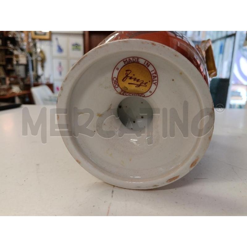VASO PORCELLANA DORATA PINZI | Mercatino dell'Usato Milano centrale 3