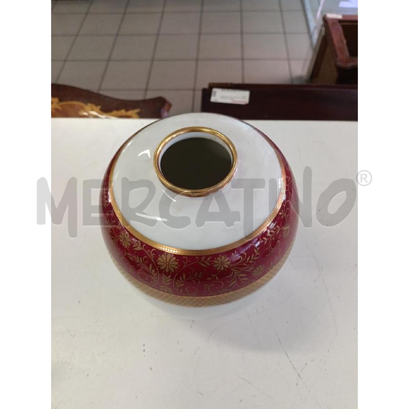 VASO ROSENTHAL FASCIA ROSSA E ORO  | Mercatino dell'Usato Milano centrale 2