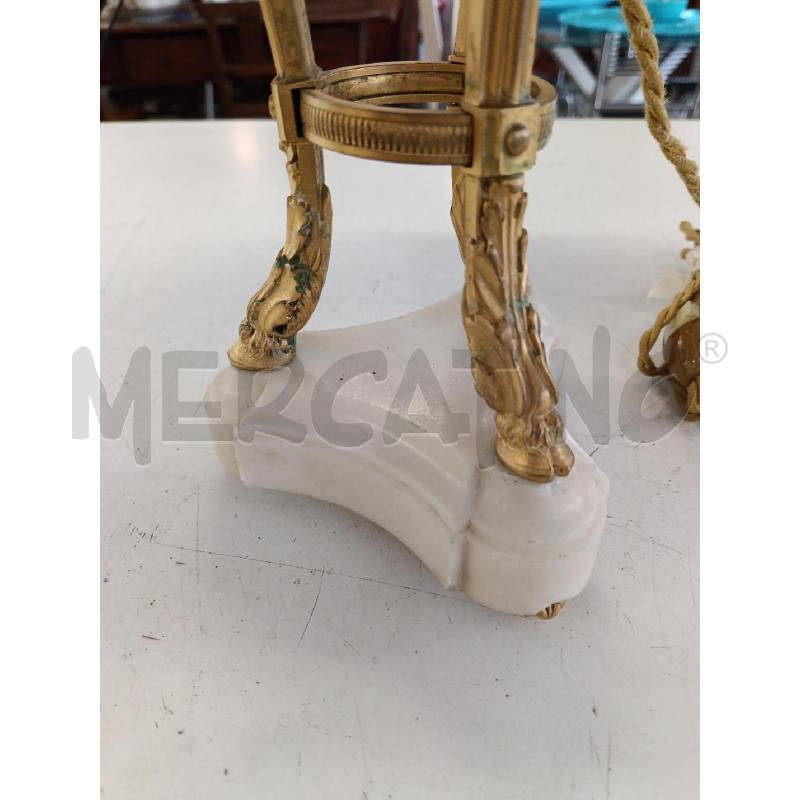 VECCHIA LAMPADA TRIS PUTTI BRONZO | Mercatino dell'Usato Milano centrale 3