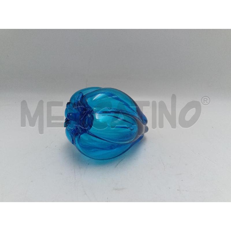 VERDURA IN VETRO BLU  | Mercatino dell'Usato Milano centrale 1