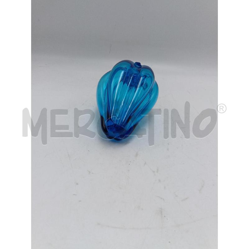 VERDURA IN VETRO BLU  | Mercatino dell'Usato Milano centrale 3
