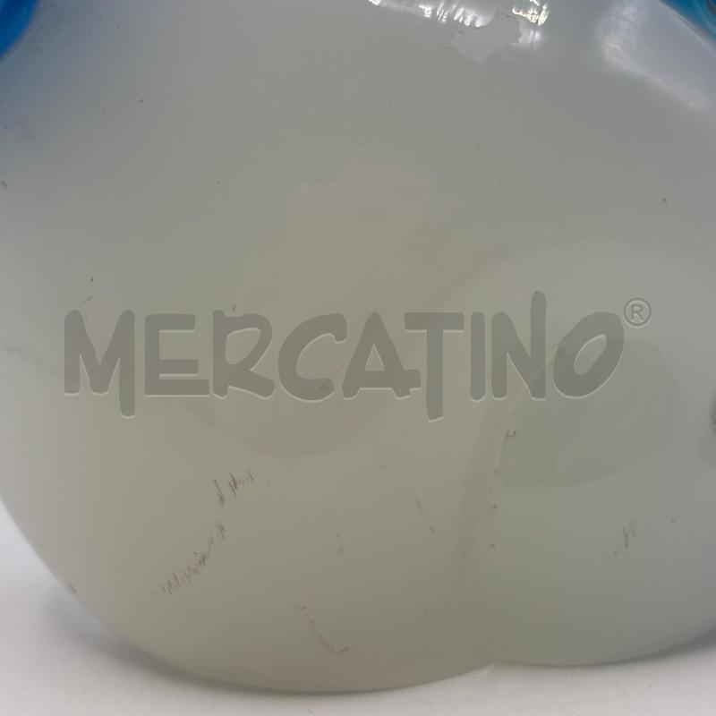 PESCE IN VETRO BIANCO BLU | Mercatino dell'Usato Bresso 4