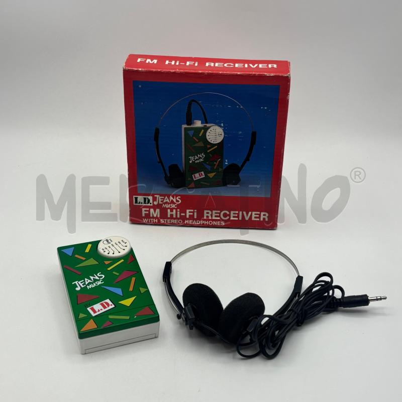 RADIOLINA FM PORTATILE JEANS MUSIC  | Mercatino dell'Usato Bresso 1