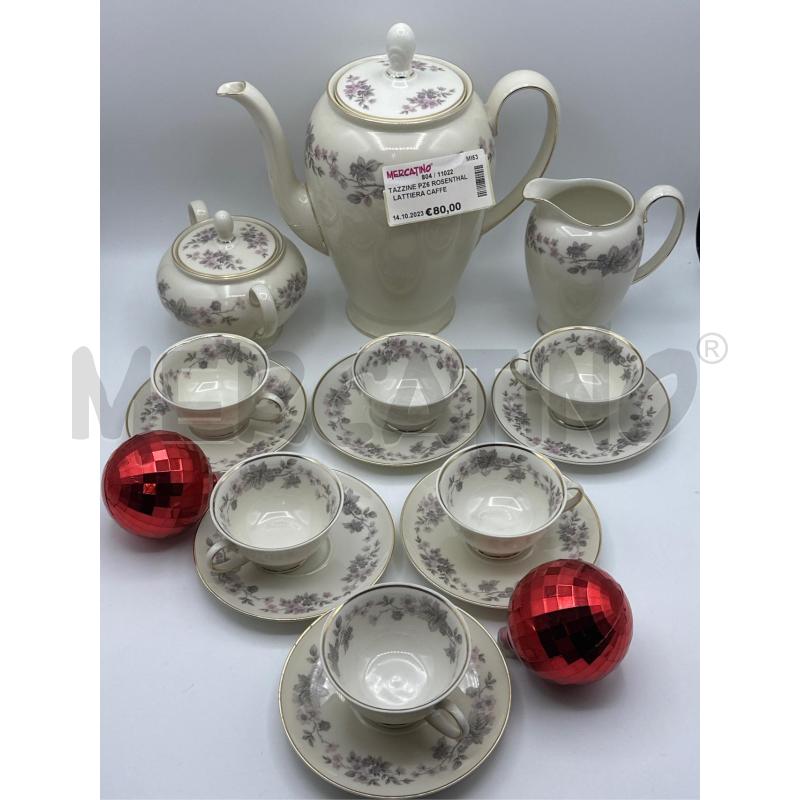 Rosenthal : Servizio da caffè composto da: 6 tazzine con piattino,  zuccheriera, caffettiera e lattiera - Asta Antiquariato, Design, Arte  Moderna e Contemporanea - Casa d'aste La Rosa