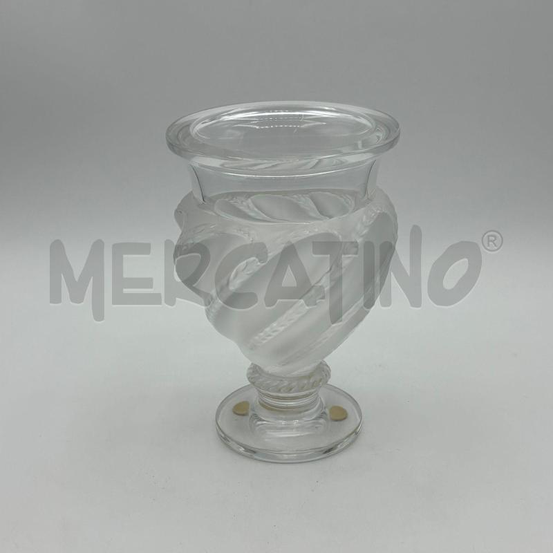 VASO MODELLO ERMENONVILLE LALIQUE CRISTALLO  | Mercatino dell'Usato Bresso 1