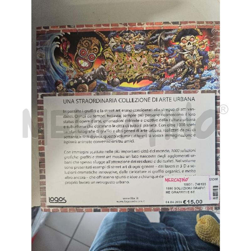 1000 SOLUZIONI GRAFICHE GRAFFITI E STREET ART LOGOS LIBRO  | Mercatino dell'Usato Modena 2