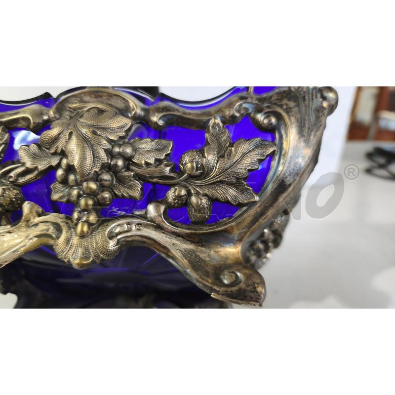 142GR - ANTICO CESTINO VETRO BLU PORTA BON BON ### MANICO PIEGHEVOLE | Mercatino dell'Usato Modena 3