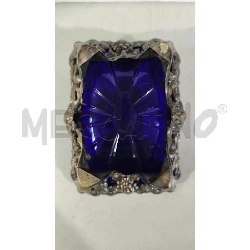 142GR - ANTICO CESTINO VETRO BLU PORTA BON BON ### MANICO PIEGHEVOLE | Mercatino dell'Usato Modena 5